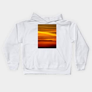 Paint the Sky Gold Kids Hoodie